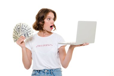 Şok bir genç kız portresi