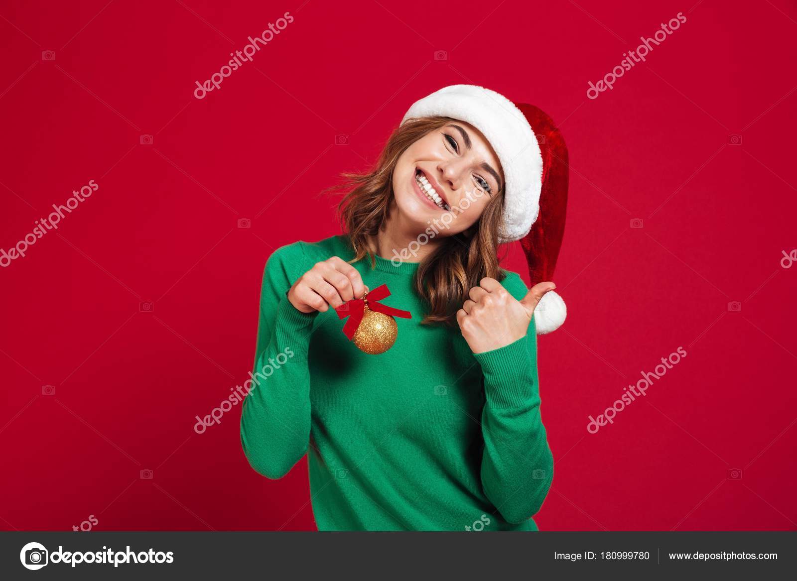 burgundy christmas hat