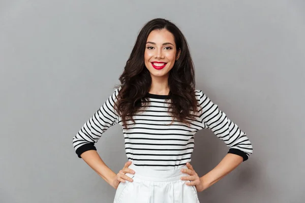 Portrait of a cheerful girl — Stock Photo, Image