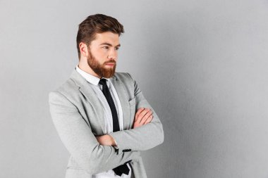 Kendinden emin bir iş adamının portresi