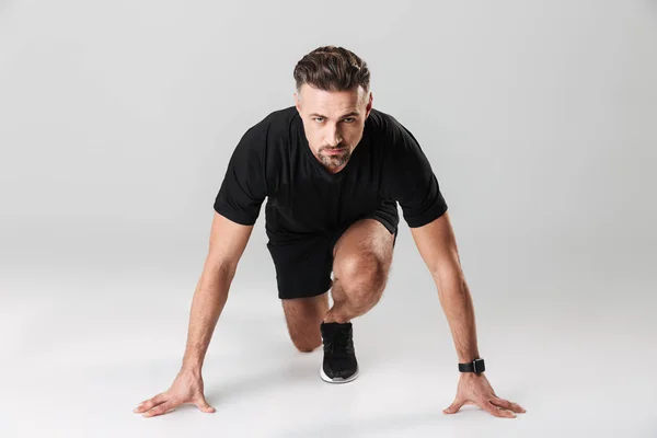 Porträt eines gesunden, reifen Sportlers — Stockfoto