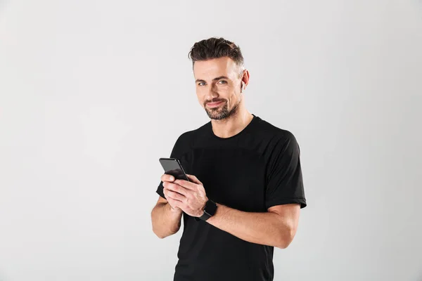 Portrait of a happy mature sportsman — Stock Photo, Image