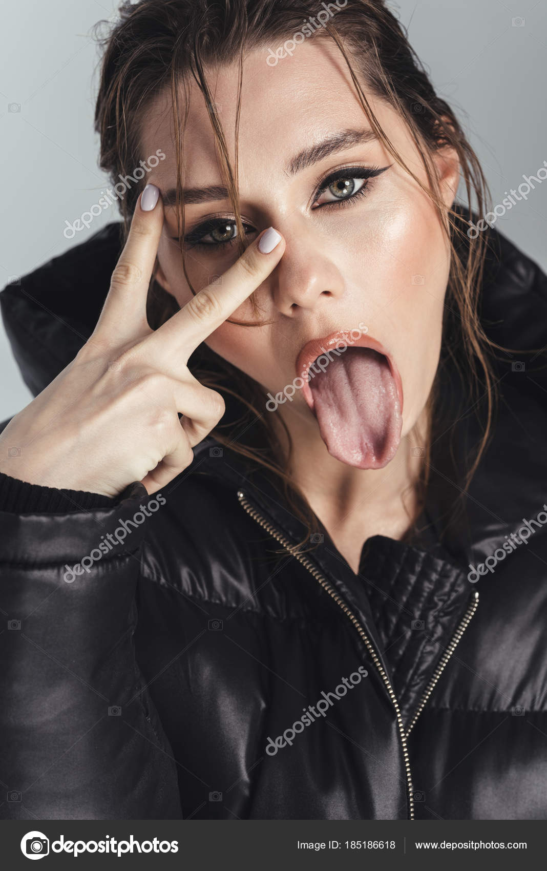 woman sexy tongue Windows wallpaper sex