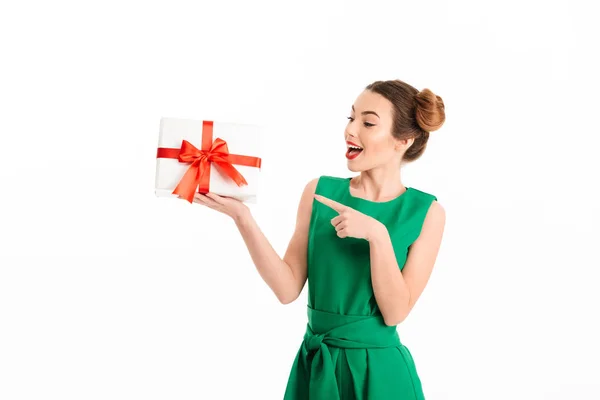 Portrait of a joyful young girl — Stock Photo, Image