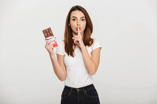 Portrait of a pretty young woman — Stock Photo, Image