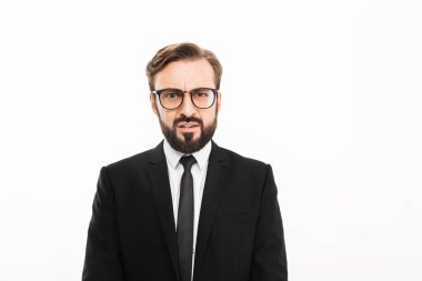 Karışık işadamı görünümlü kamera.