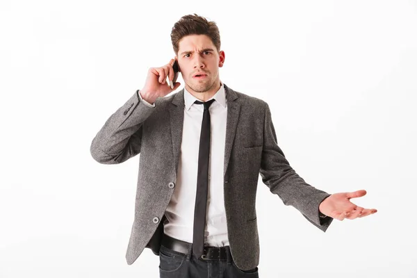 Portrait of a frustrated young businessman — Stock Photo, Image