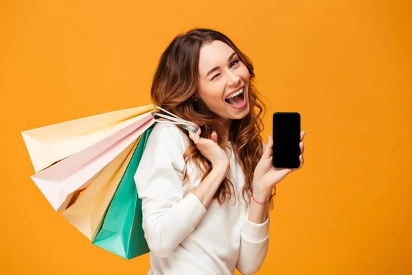 Retrato de una joven satisfecha — Foto de Stock