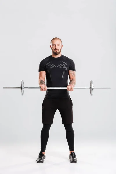 Full lenght picture of strong healthy young sportsman — Stock Photo, Image