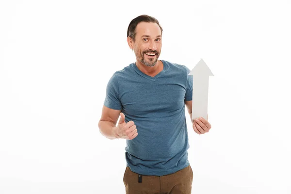 Retrato de un hombre maduro feliz — Foto de Stock