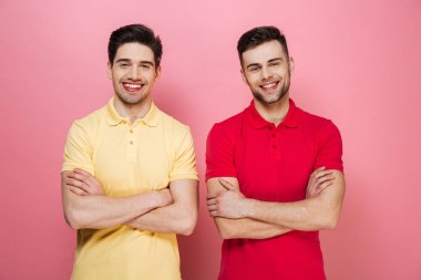 Genç bir gay çift portre