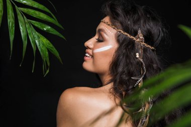 çekici bir genç esmer kadın Güzellik Portresi