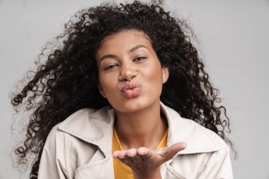 Close up of an attractive young african woman