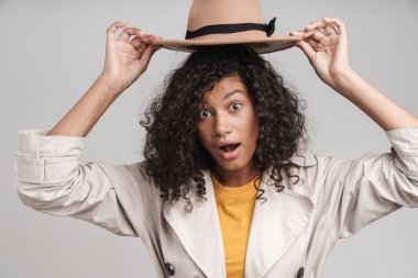 Close up of an attractive young african woman