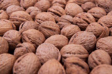 Closeup ceviz arka plan