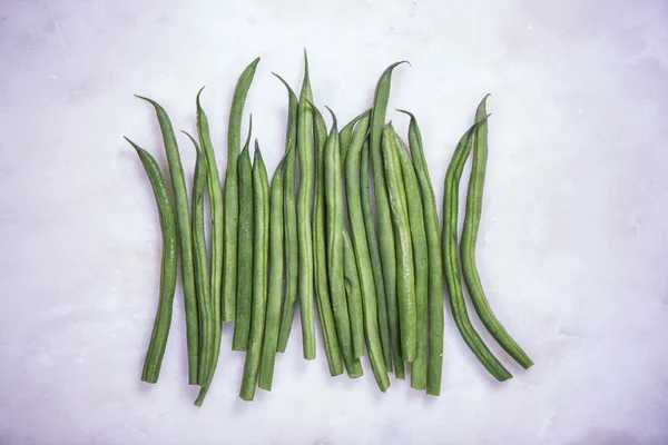 Bunch of fresh green beans — Stock Photo, Image