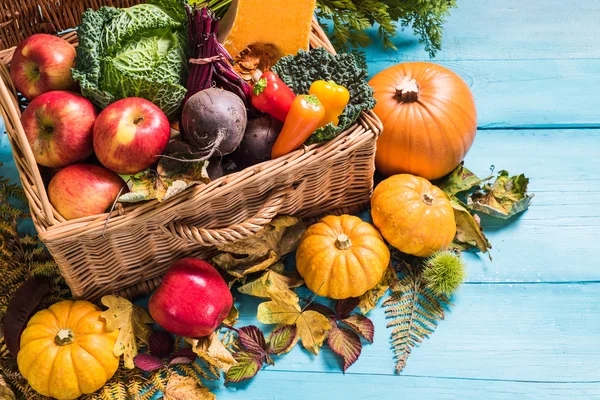 Thanksgiving concept, lokale oogst produceren — Stockfoto