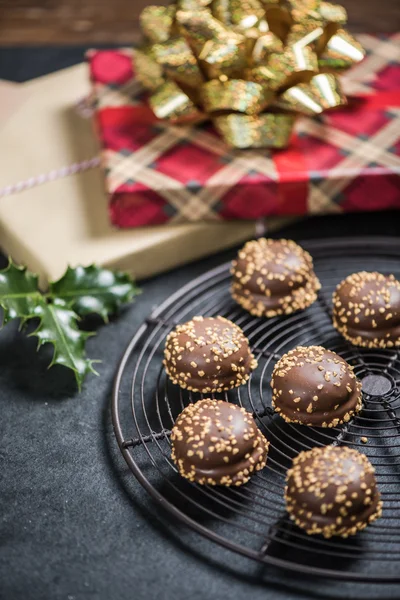 Chocolatte doce de Natal — Fotografia de Stock