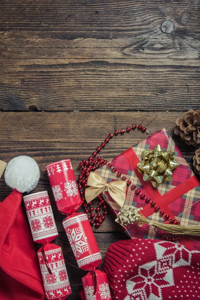 Retro e vintage enfraquecido decoração de Natal — Fotografia de Stock