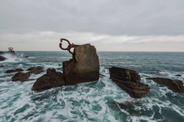 San Sebastian, İspanya'da heykel
