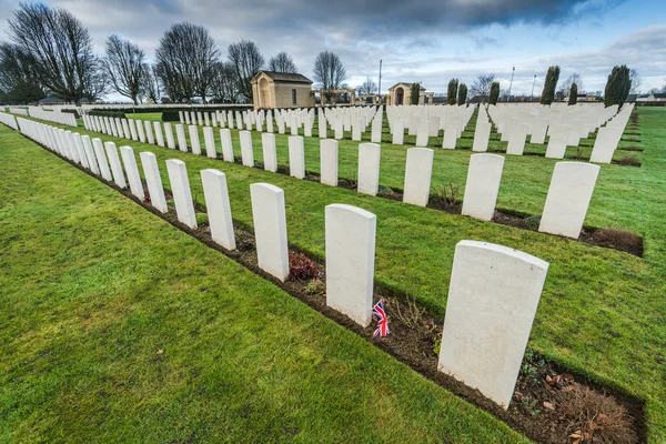 British and Commonwealth War Cemetery in Bayeux,France — Stock Photo, Image