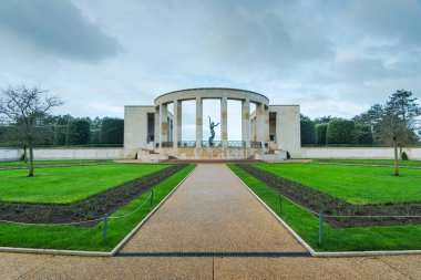 American Cemetery in Normandy Monument,France clipart