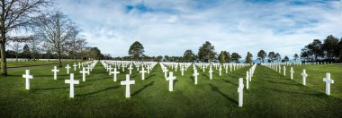 Normandy, Fransa için Amerikan mezarlığı.