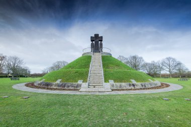 la cambe, normandy, Fransa Alman askeri mezarlığı.