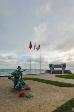 Omaha Beach Savaş Anıtı Normandy, Fransa için