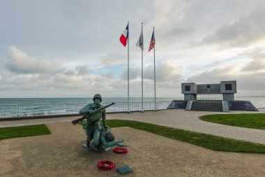 Omaha Beach Savaş Anıtı Normandy, Fransa için