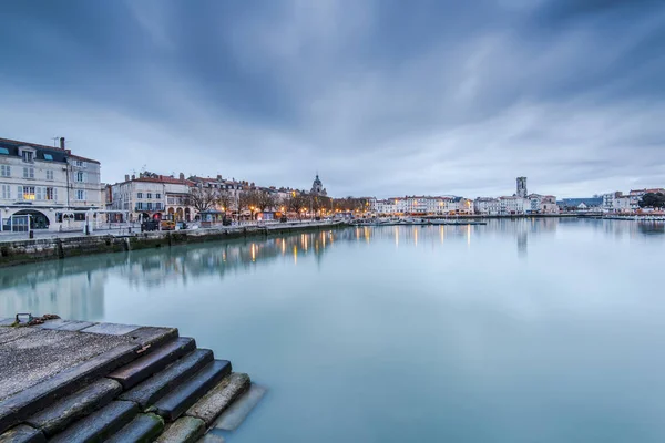 Ciudad de La Rochelle en Francia al atardecer —  Fotos de Stock