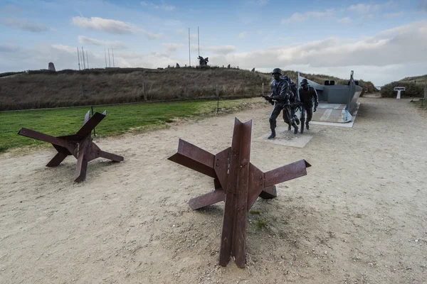 Utah Beach invasion landning memorial, Normandie, Frankrike — Stockfoto