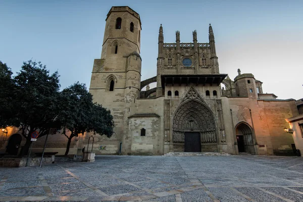 Kloster San Pedro Viejo Huesca Spanien Tidig Morgon — Stockfoto