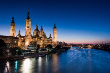 Bazilika de Nuestra Senora del Pilar, Zaragoza, Aragon, İspanya