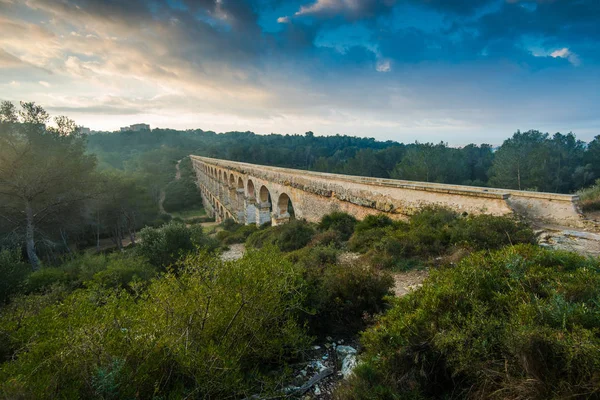 Roman Ponte del Diable in tarragona,Spain — Stok fotoğraf