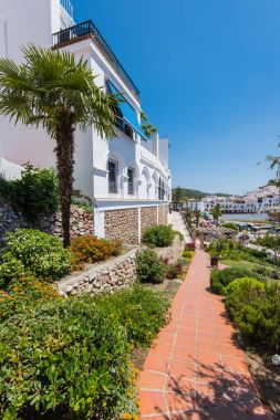 Frigiliana, İspanya Malaga eyaleti beyaz evler