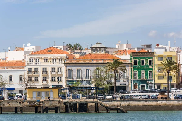 Portimao přístav a Panorama Panorama, Portugalsko. — Stock fotografie