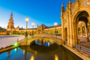 Plaza De Espana in Sevilla,Spain