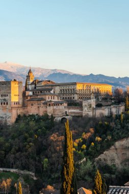 Alhambra palace Granada, İspanya