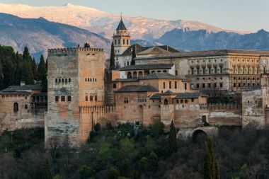 Alhambra palace Granada, İspanya