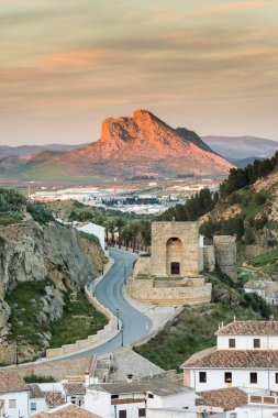 Antequera gün batımında, İspanya