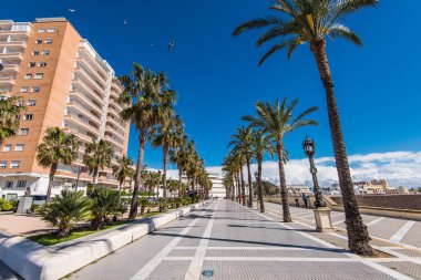 anıtlar, simge ve mimari sokaklarında Cadiz, İspanya