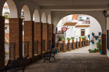 İspanya Mijas köyünün büyüleyici sokak