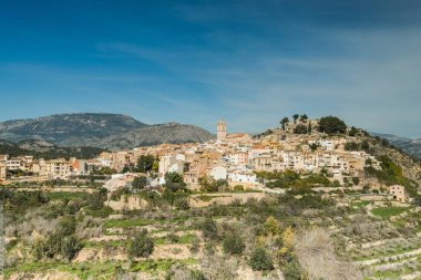 Polop Antik şehir Costa Blanca, Alicante, İspanya