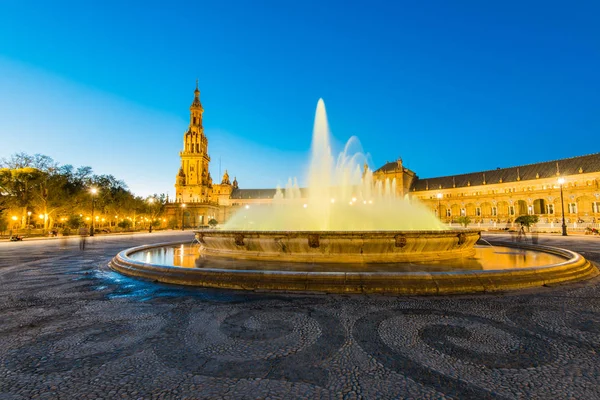 Plaza De Espana в Севилье, Испания — стоковое фото