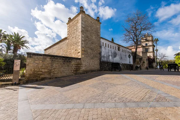 Gator och arkitektur i Jerez de la Frontera, Spanien — Stockfoto