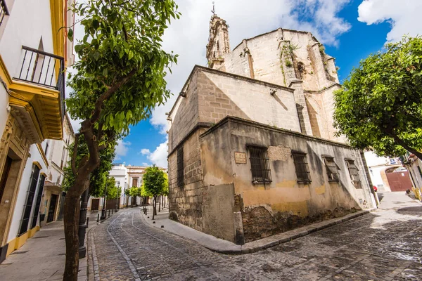 Utcák és az építészet, Jerez de la Frontera, Spanyolország — Stock Fotó