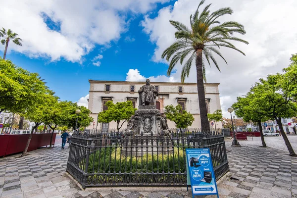 Ruas e arquitetura em Jerez de la Frontera, Espanha — Fotografia de Stock