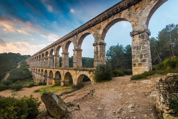 Roman Ponte del Diable in tarragona, Espanha — Fotografia de Stock