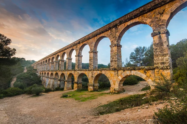 Roman Ponte del Diable in tarragona, Espanha — Fotografia de Stock